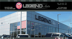 Desktop Screenshot of legendauto.net